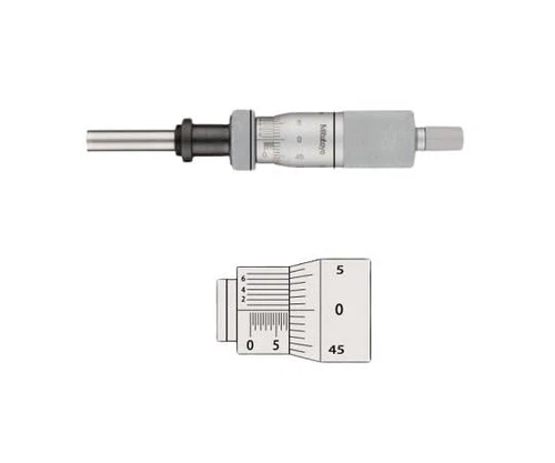 Mitutoyo Micrometer Head Standard Type Flat Tip MHH2-25LV NEW