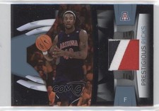 2009 Panini Prestige Prestigious Picks Platinum 52/100 Jordan Hill #38 Patch 4at