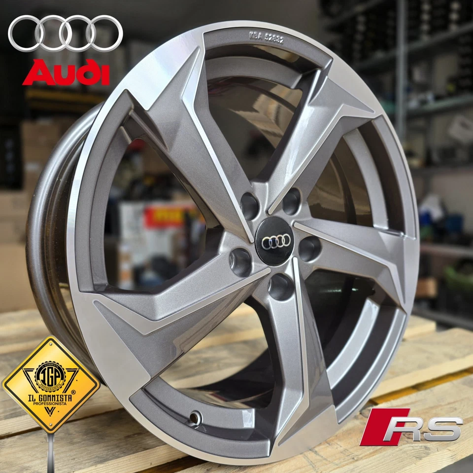 ✅️ROTOR Evolution KIT 4 Cerchi In Lega 17" Compatibili con Audi A3 A4 Q2 Q3 Q4 S - Imagen 3 de 4