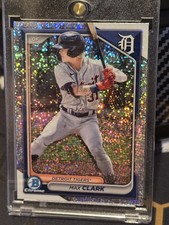 2024 Bowman Draft Chrome Max Clark #BDC-104 Sparkle Refractor 🔥# /200 (RC) 🔥