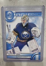 2023-24 Sp Authentic - Future Watch Devon Levi #103 Blue Limited /399 (RC)