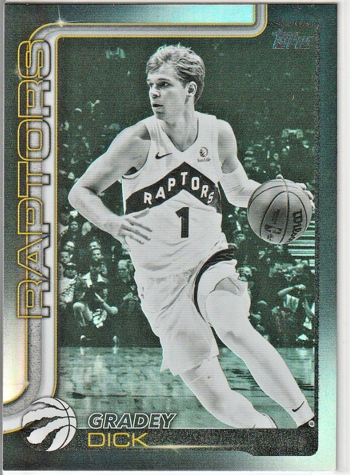 2025-26 Topps Flagship Basketball - Gradey Dick #28 Blackout Foil
