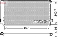 Denso Kondensator Klimaanlage Mit Trockner FüR Fiat 500X 1.6 Jeep Renegade