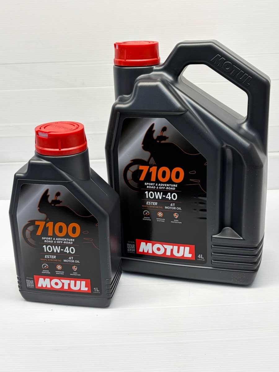 MOTUL 7100 10W-40 4T 1L×4缶セット Motul 7100 4T 10W-40 Motorcycle Engine Oil Fully Synthetic 10W40