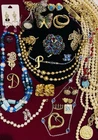 Vintage High End Costume Jewelry Coro Trifari Weiss Mamselle Monet Chaps SFJ