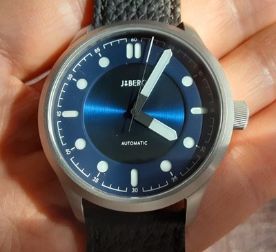 J&Berg Grade 5 Titanium 38.5mm Miyota 9039 In Great Condition 2025