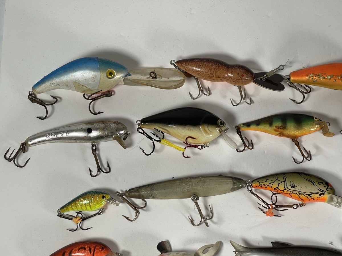 antique fishing lures for sale on ebay Vintage Fishing Lures Lot Of 50