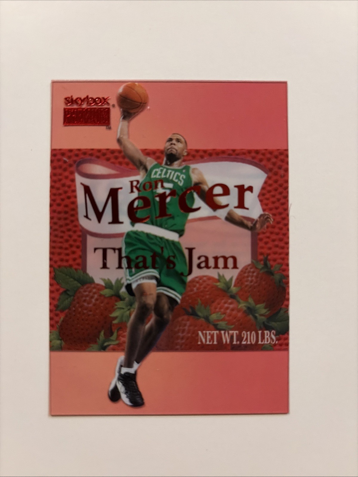 RON MERCER 1998-99 SKYBOX PREMIUM THAT'S JAM BASKETBALL CELTICS