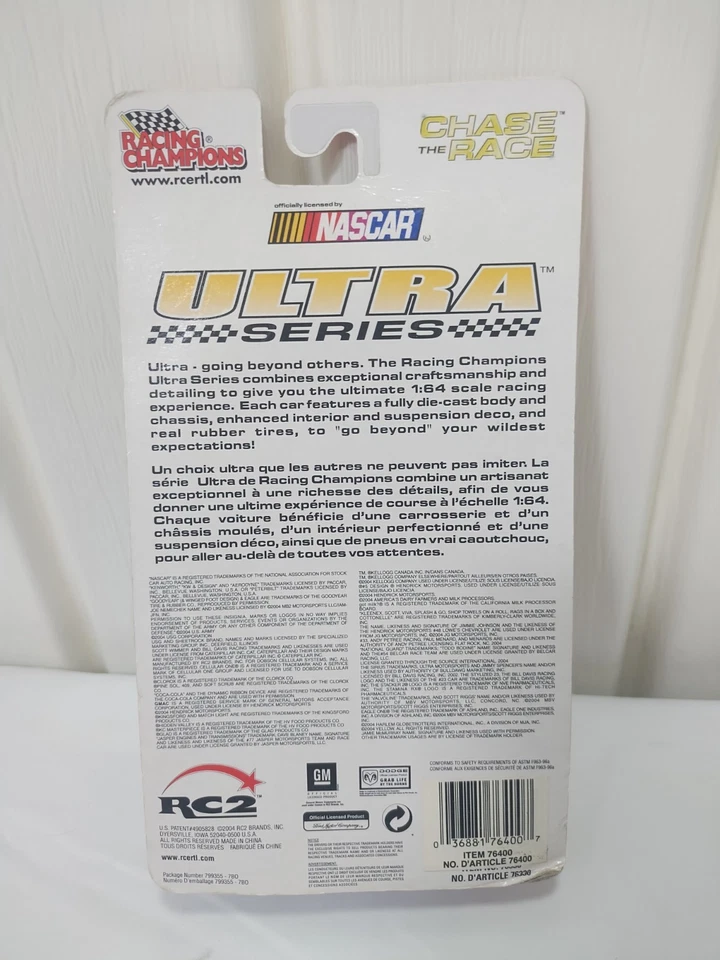Coche fundido a presión escala 1/64 Terry Labonte Kelloggs Racing Racing Champions Nascar Foto 4 de 4