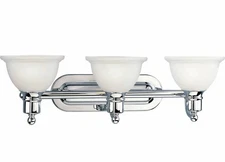 Progress Lighting Madison 27.5” Polished Chrome Traditional Vanity light 2928N
