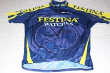 Vintage Cycling Jersey From The Festina Watches Team Brand Biemme Size 4