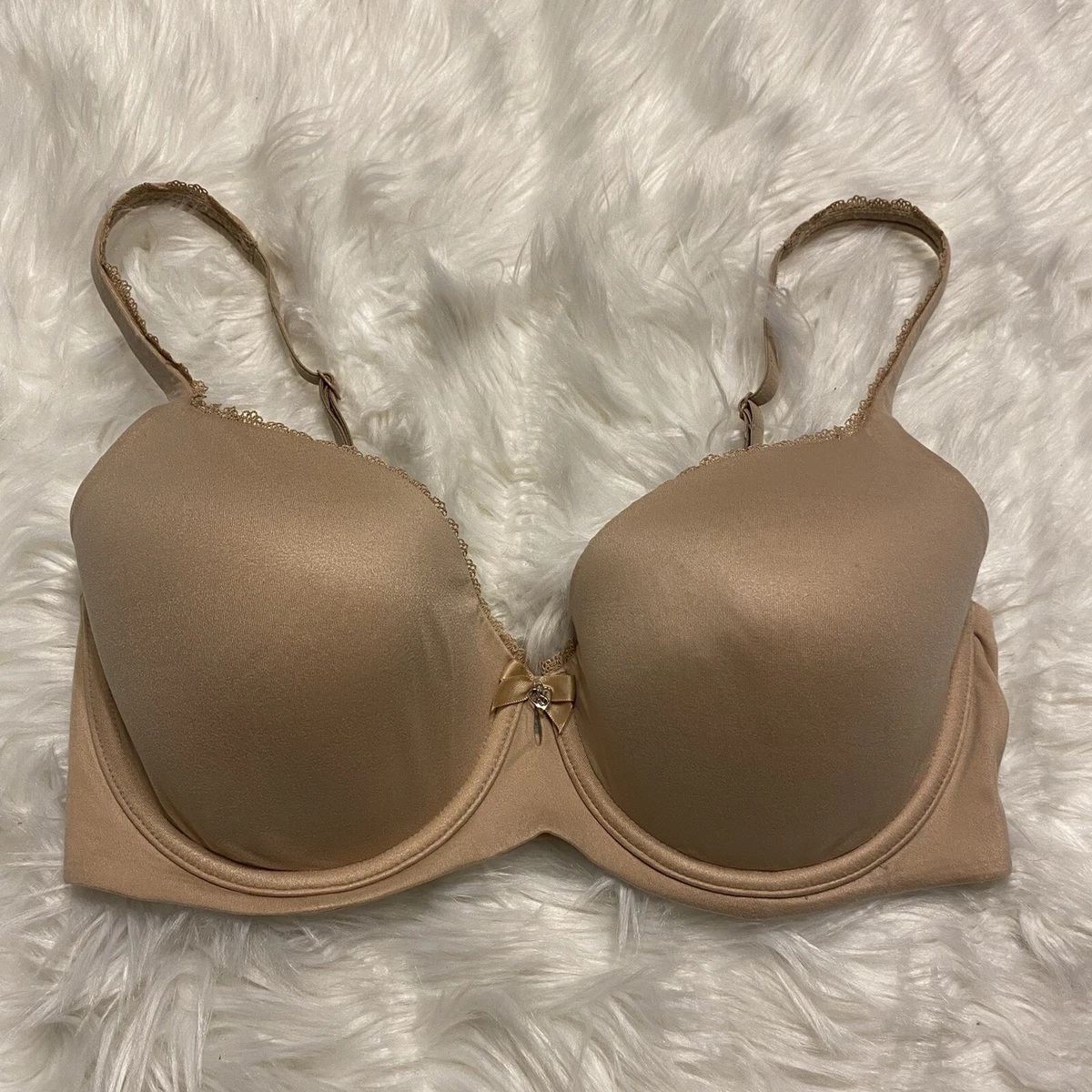 Victoria's Secret 32DDD Bra Tan Body by Victoria Lined Demi Underwire