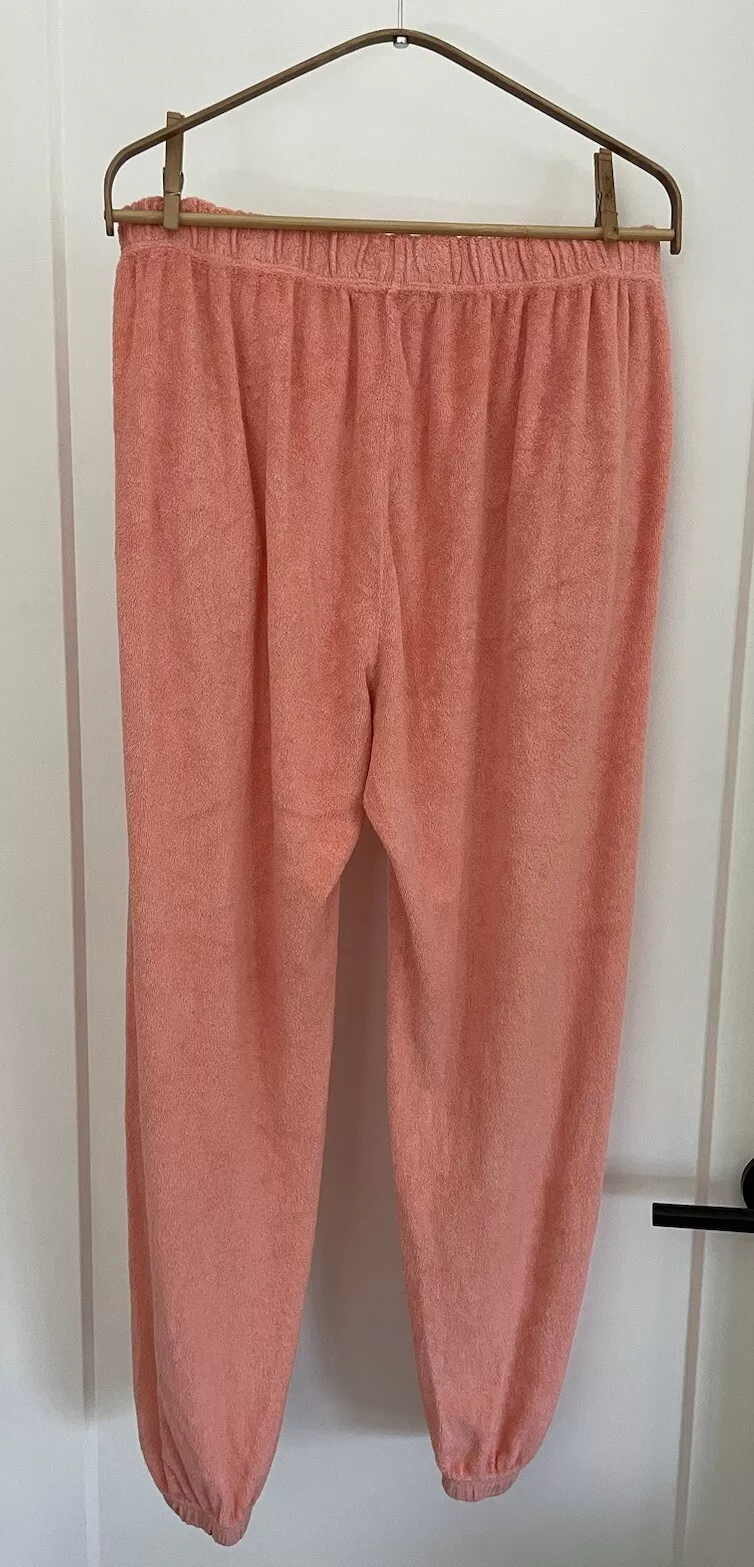 beyond-yoga x donni terry henley electric peach sweatpants
