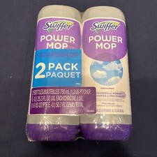 Swiffer PowerMop Floor Cleaning Solution with Fresh 25.3 Fl Oz Pack of 2