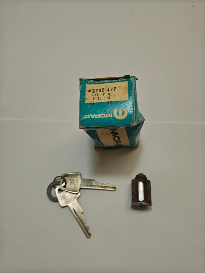 Bloqueo maestro de encendido Plymouth Chrysler Newport 1956-1968 con llaves 2802477 nuevo en stock Foto 3 de 4