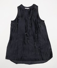 Anthropologie by DREW Made in USA Blouse/Top/Shirt Black V-Neck US Size S Small