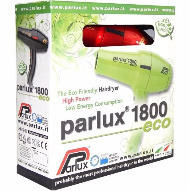 PARLUX 1800 ecofriendly Phon asciugacapelli professionale in vari colori