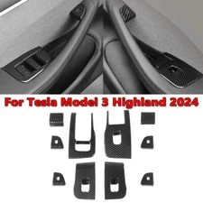 10x Window Control Switch Cover Trim For Tesla Model 3 Highland 2024 Accessories