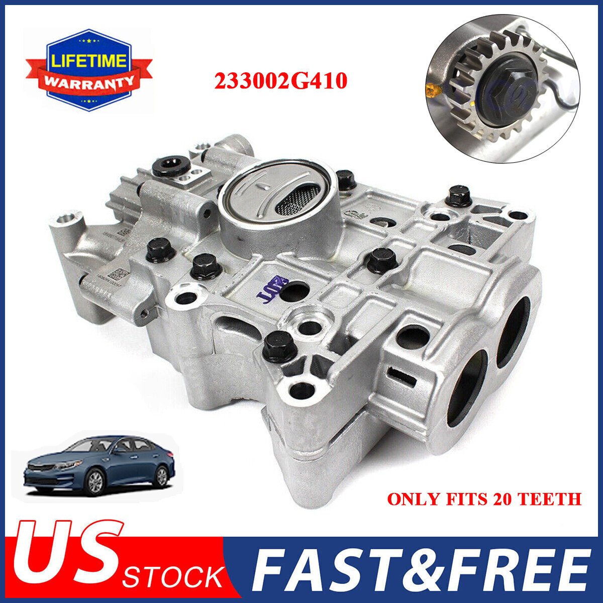 233002G410 FOR KIA SPORTAGE 2.0L 2.4L OPTIMA OIL PUMP BALANCE SHAFT 20