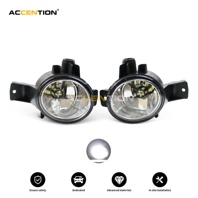 For BMW X6 E71 E72 2008 2009 2010 2011 2012 Front LED Fog Light Lamp LED Bulbs