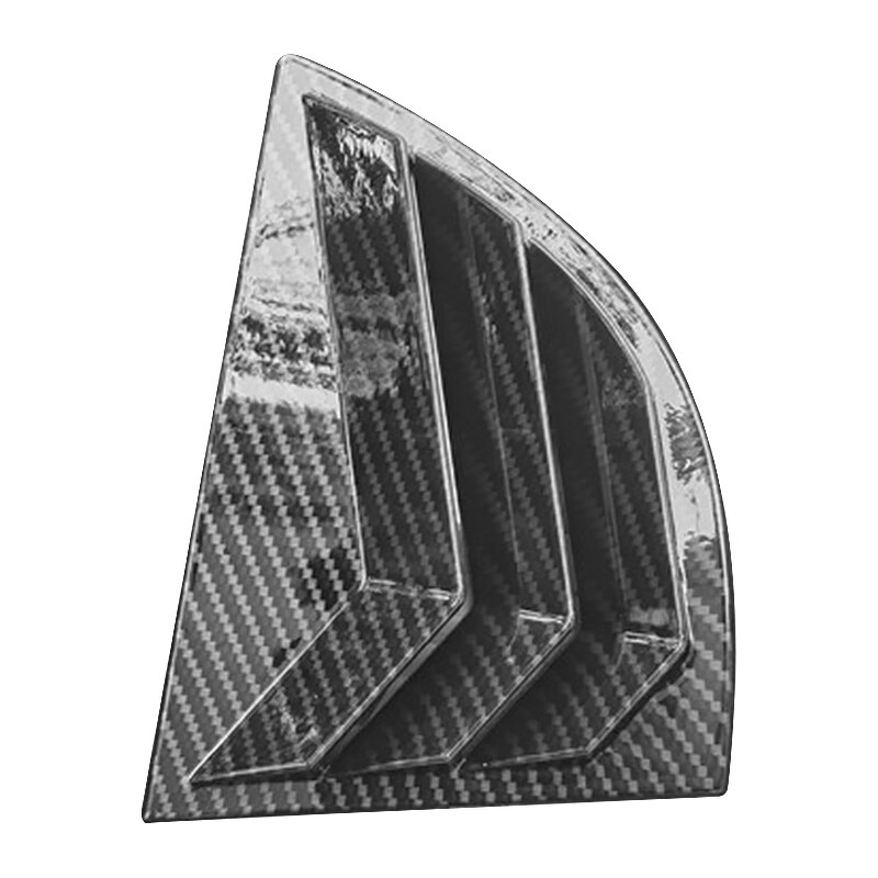 2pcs Rear Side Vent Window Scoop Louver Cover Trim Fit For Honda Civic