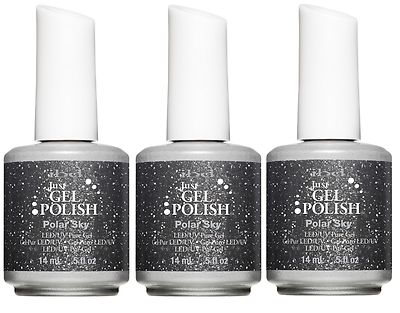 3 IBD Just Gel Polish LED UV Pure Gel Polar Sky Color Each 0.5 fl oz (1 Pack)