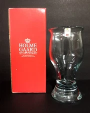 VINTAGE NOS HOLMEGAARD DANISH MCM POKAL  BEER GLASS & BOX