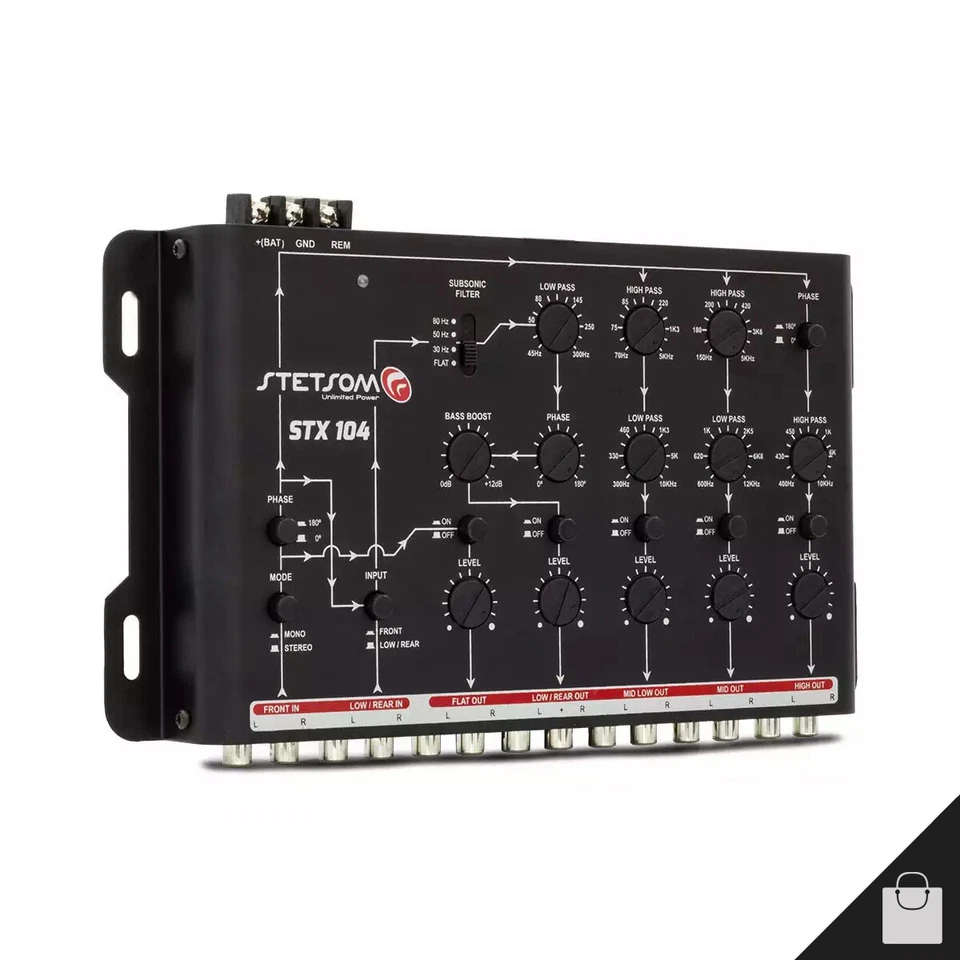 Stetsom STX 104 Crossover DSP Equalizer Digital Audio Processor 3-5 Day Delivery - Image 4 of 4