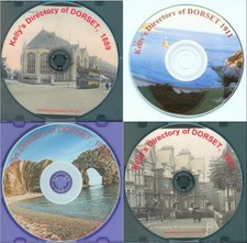 Dorset  Kelly's  Directory  1889, 1911, 1915, 1931 Genealogy  CD - select option