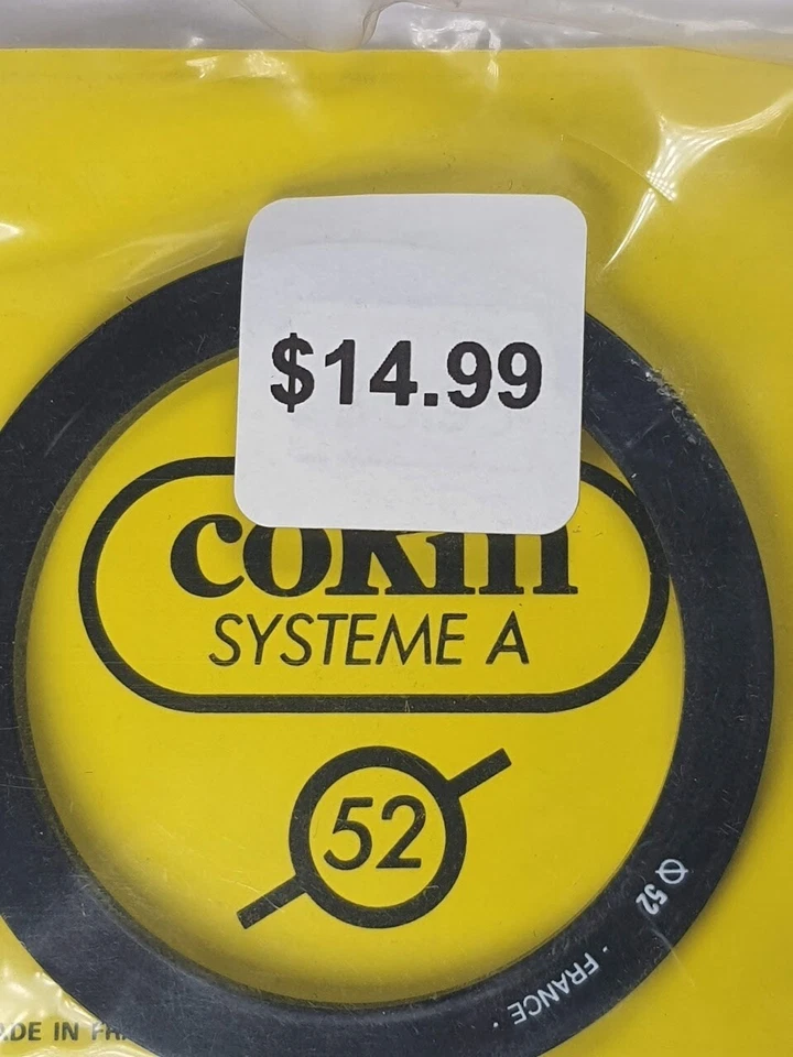 Genuine Cokin A Series 52mm Adapter Ring A258 Thread to A System 52 mm France - Image 2 of 4