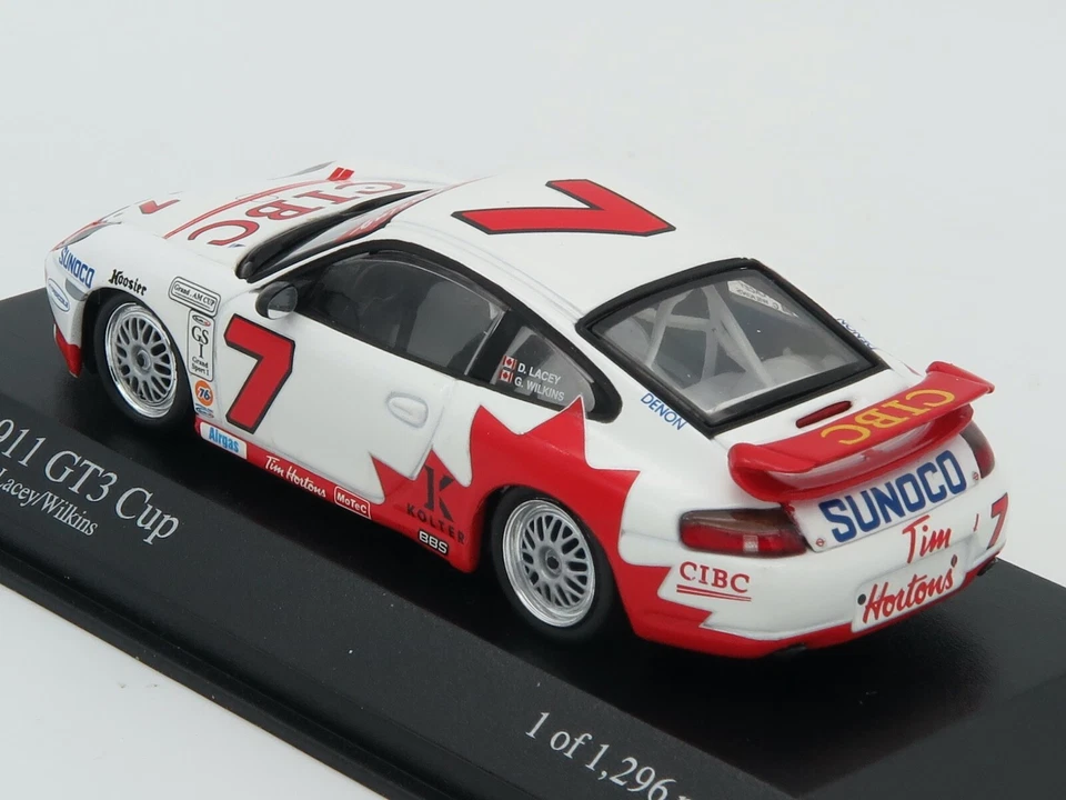 Porsche 911GT3 Cup Daytona 250 2003 Team Doncaster #7 1:43 MINICHAMPS 400 036907 - Immagine 4 di 4