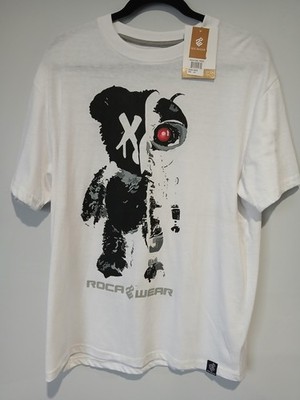ROCA WEAR. Graphic T-Shirt. Half Bear Half Machine. Men Size Large. NWT.