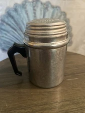 Vintage Aluminum Flour / Sugar Shaker Spice 3 Piece Made In Italy  B9