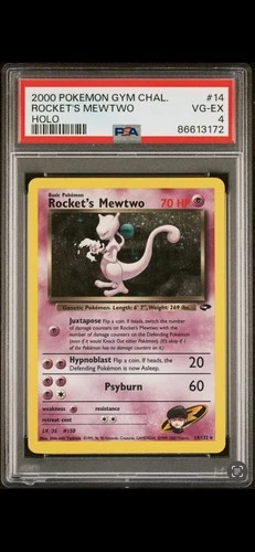 Rocket's Mewtwo 14/132 Gym Challenge Holo