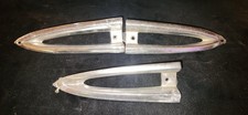 1959 Chevy Impalabelairbiscayneelcaminowagon Parking Light Bezels Set Of 3 1959 Chevy Impalabelairbiscayneelcaminowagon Parking Light Bezels Set Of 3