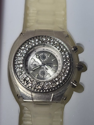 Vintage Geneva Watch Box Set 6 Interchangeable Bands And 