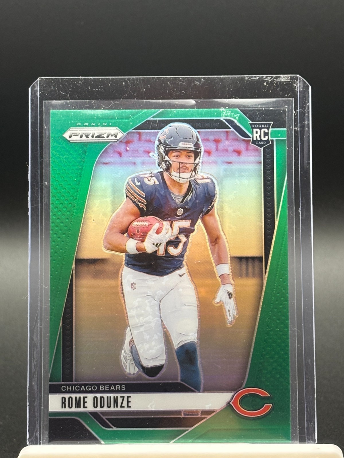 2024 Panini Prizm Rome Odunze #385 Green