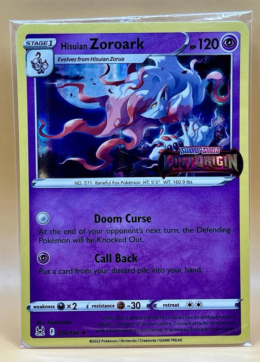 Hisuian Zoroark 076/196 Miscellaneous Cards & Products for sale | eBay
