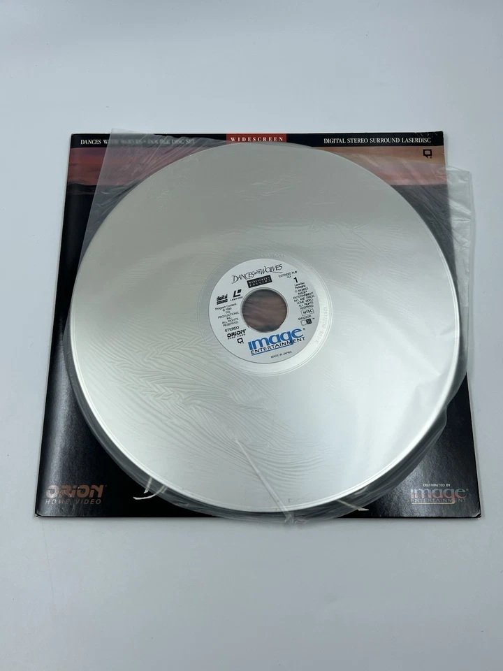 DANCES WITH WOLVES 2-Laserdisc LD SET FULL SCREEN FORMAT - Image 4 of 4