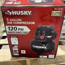 Husky 3 Gal. 120PSI Portable Electric Pancake Air Compressor 1/3 HP