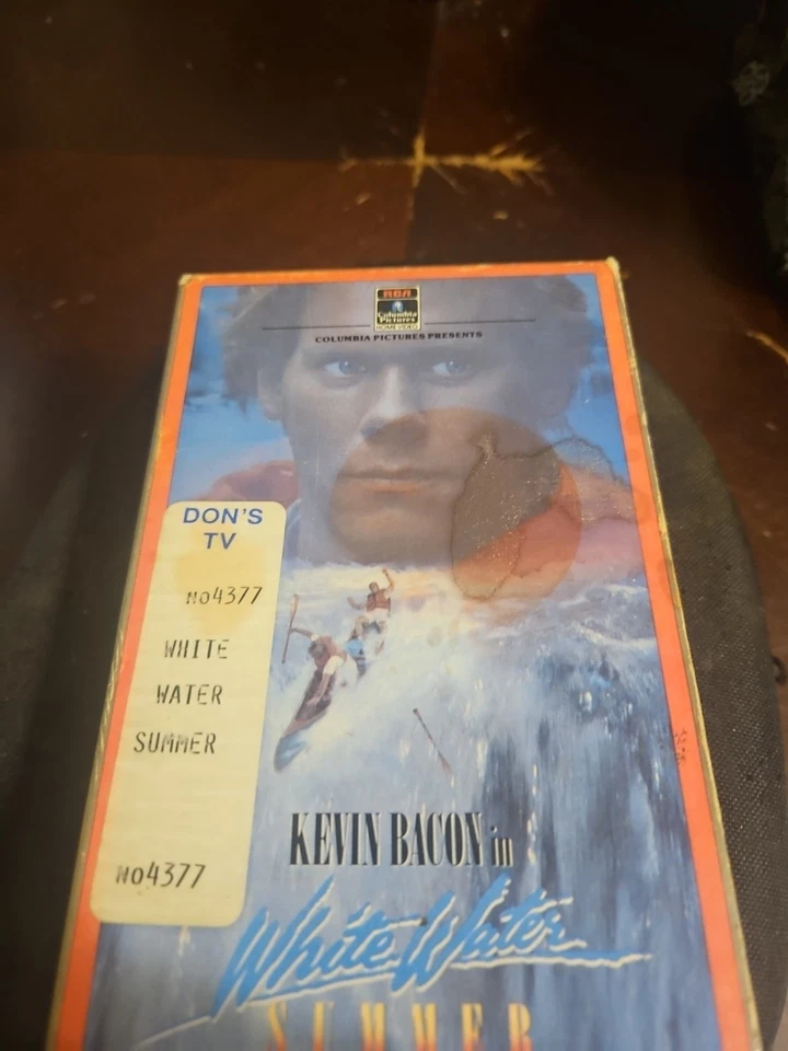 RARE White Water Summer VHS (Kevin Bacon, Sean Astin) 1987 - Image 2 of 4