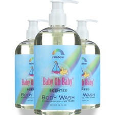 Rainbow Baby Oh Herbal Scented Body Wash 16 Oz 3 Pack