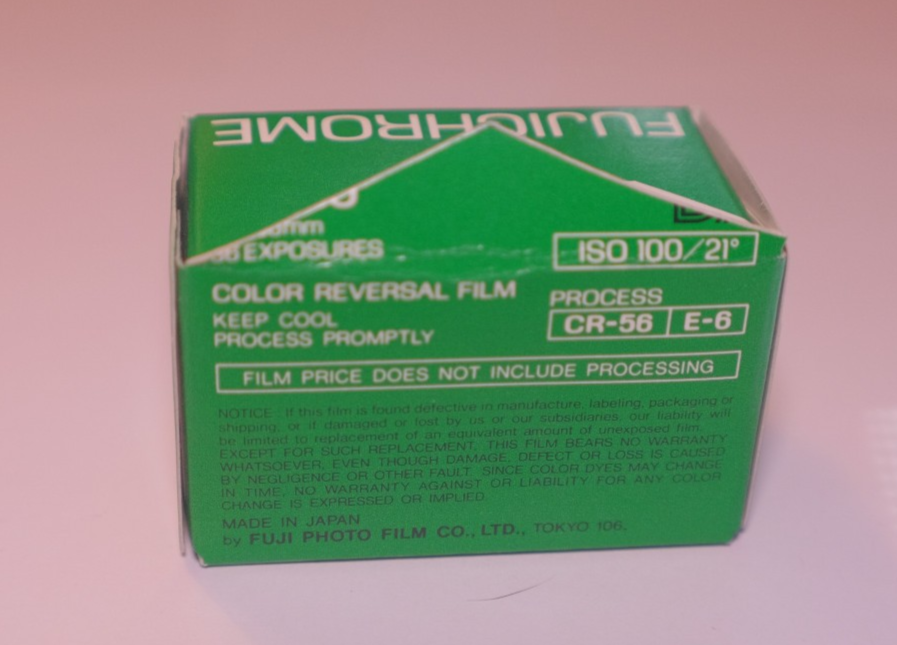 Vintage Expired Slide Film - Fujifilm Fujchrome 100 35mm 36