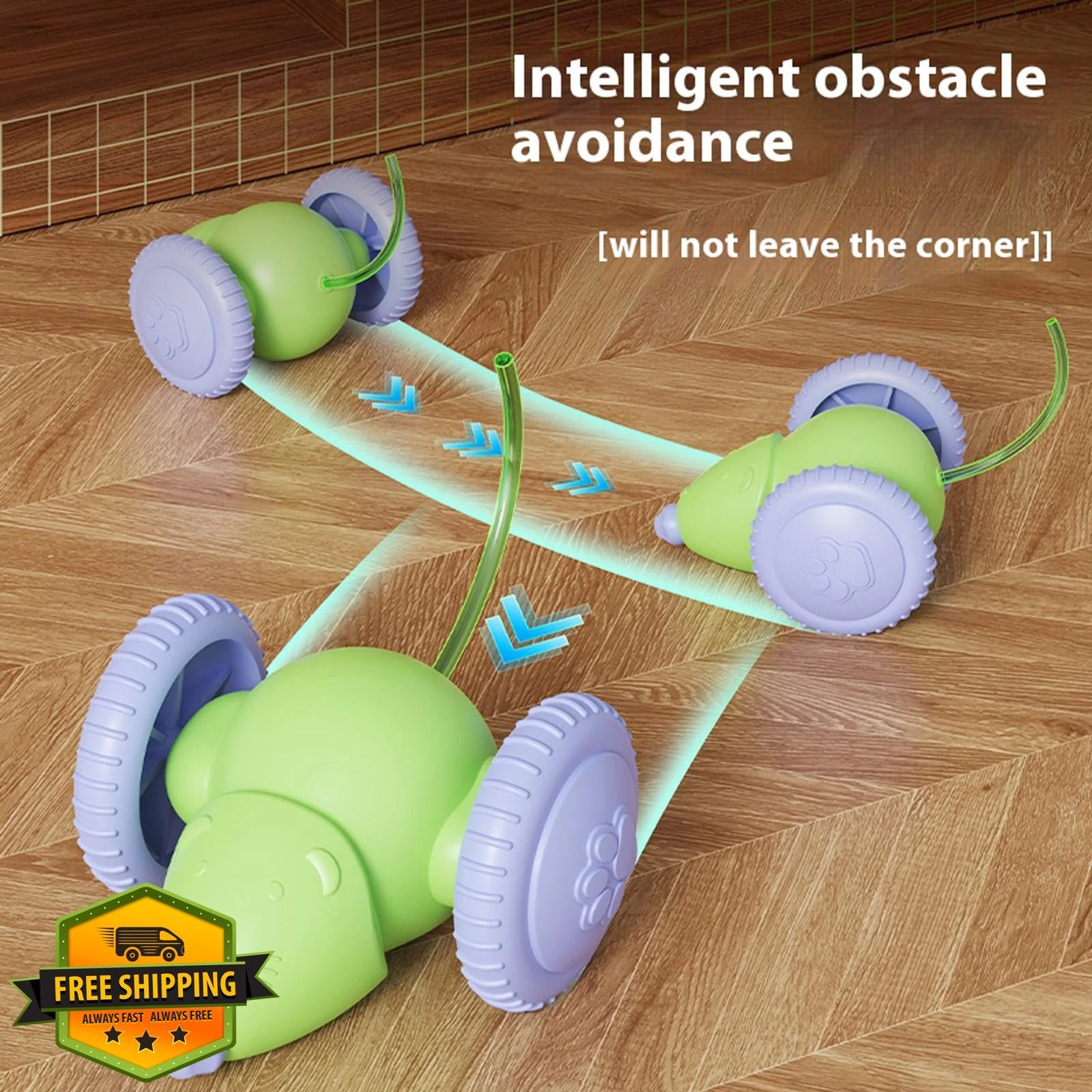 HPCDXBP Auto Moving Cat Toy Electric Mouse Smart Pet