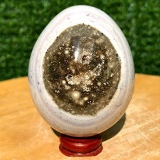 290G Natural Ocean Jasper Egg Crystal Mineral Specimen Freeform Energy Healing