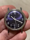 Vintage Timex Marlin Mens Manual Blue Dial.