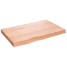 Bathroom Countertop Vanity Top Wash Basin Worktop Treated Solid Wood vidaXL