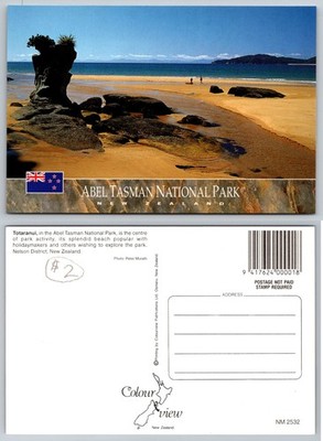 Totaranui Beach Abel Tasman National Park New Zealand Scenic Postcard