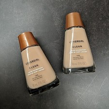 CoverGirl Clean Liquid Foundation 140 Natural Beige 1 oz Lot 2 New Sealed