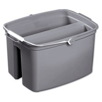 Rubbermaid Commercial Double Utility Pail 17qt Gray 2617gra on sale Rubbermaid Commercial Double Utility Pail 17qt Gray 2617gra on sale
